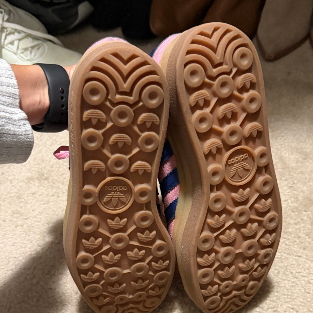 Adidas Gazelle Pink and Navy Women's Sneakers - Picture 3 of 5